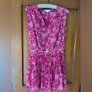 Pink ruffle dress from Pinch. Boutique purchase. Worn once.